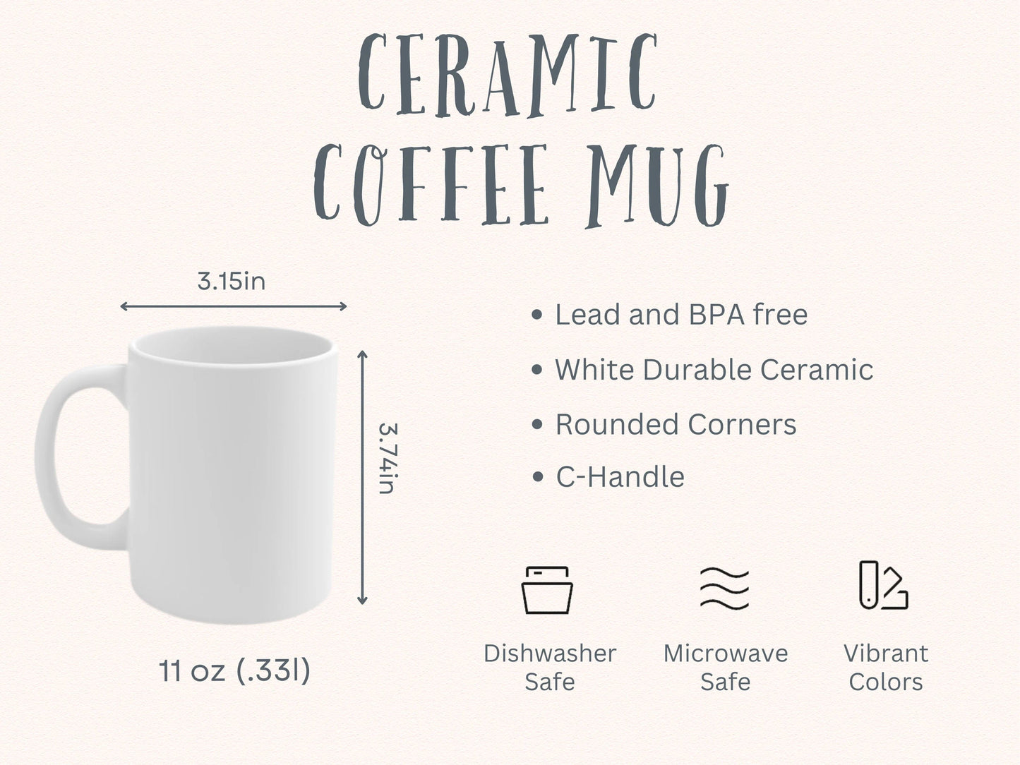 Ceramic Mug 11oz